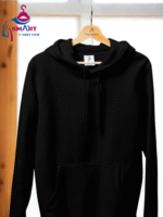 ট্রেন্ডিং হুডি (Black Solid) - Image 2