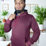 Maroon Solid hoodie
