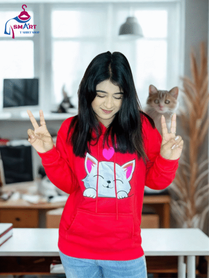 flower Cat hoodie