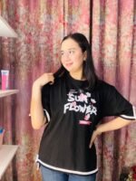 সাইট কাটিং ১ পিচ কালো প্যান্ট এবং ১ পিচ কালো টিশার্ট  Combo - Image 2